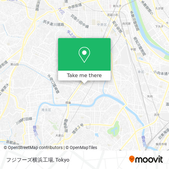 フジフーズ横浜工場 map