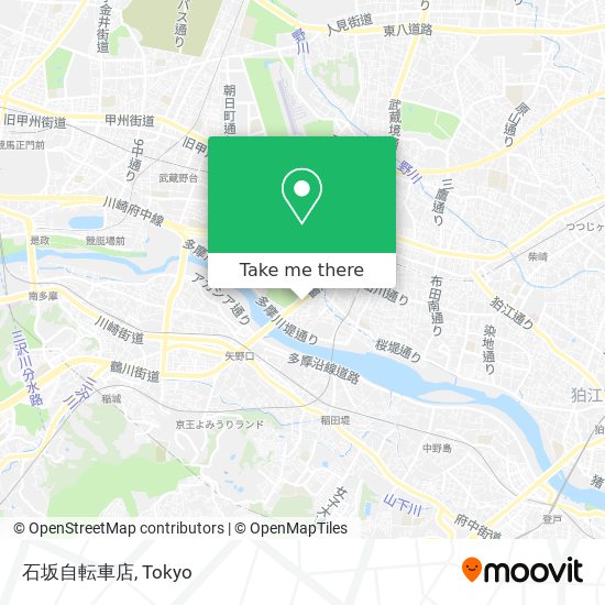 石坂自転車店 map