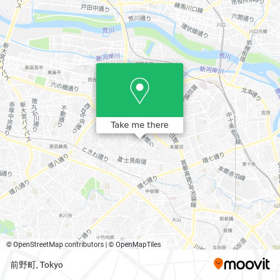 前野町 map