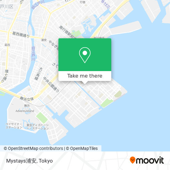 Mystays浦安 map