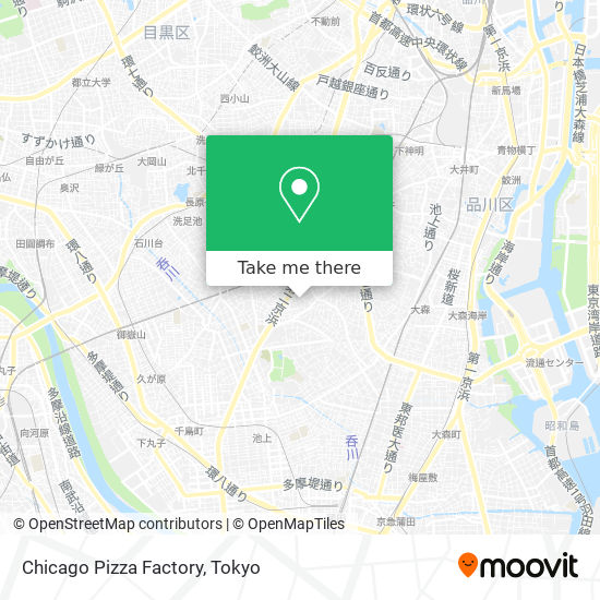 Chicago Pizza Factory map