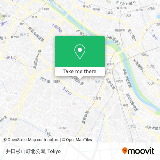 井田杉山町北公園 map