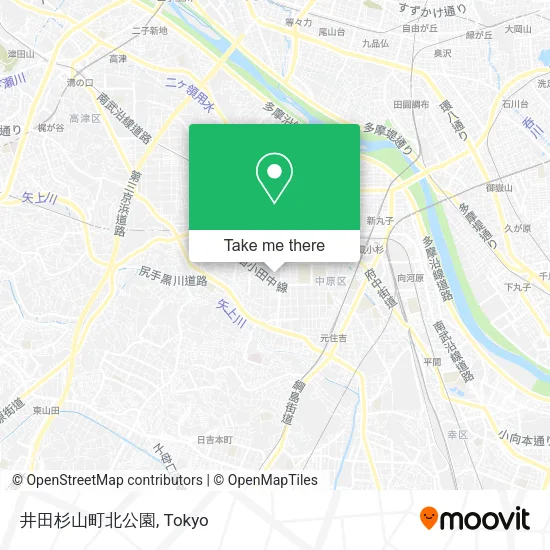 井田杉山町北公園 map