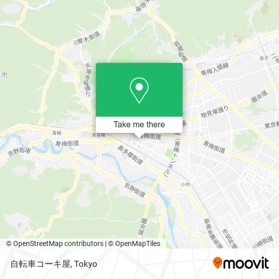 自転車コーキ屋 map