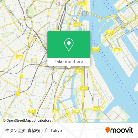 牛タン圭介 青物横丁店 map