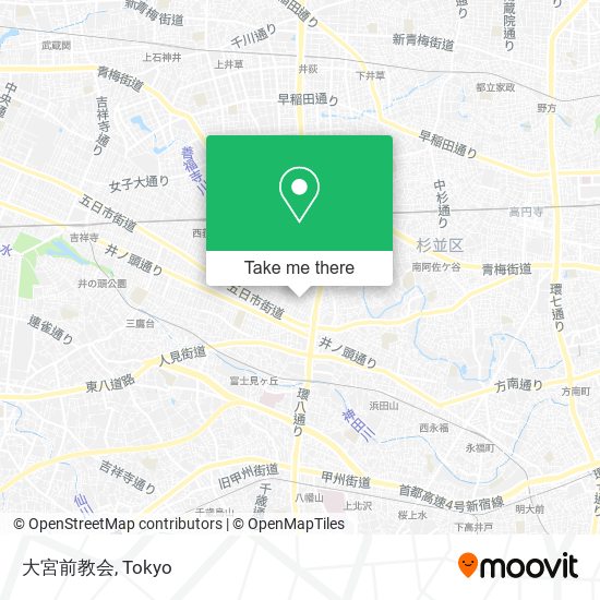 大宮前教会 map