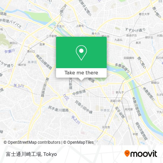 富士通川崎工場 map