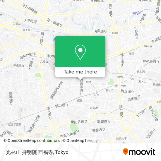 光林山 持明院 西福寺 map