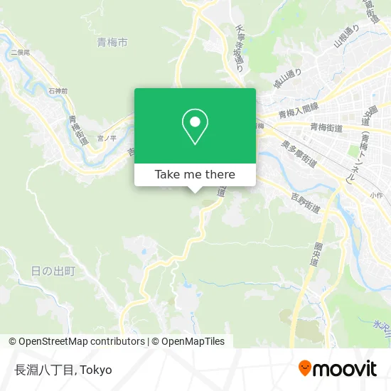 Nagafuchi Eighth Chome map