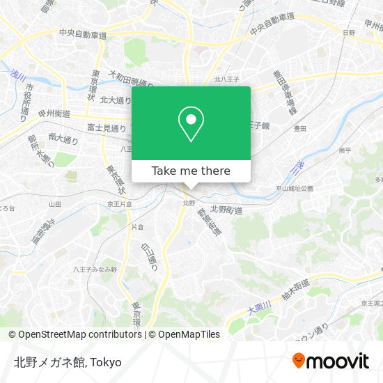 北野メガネ館 map