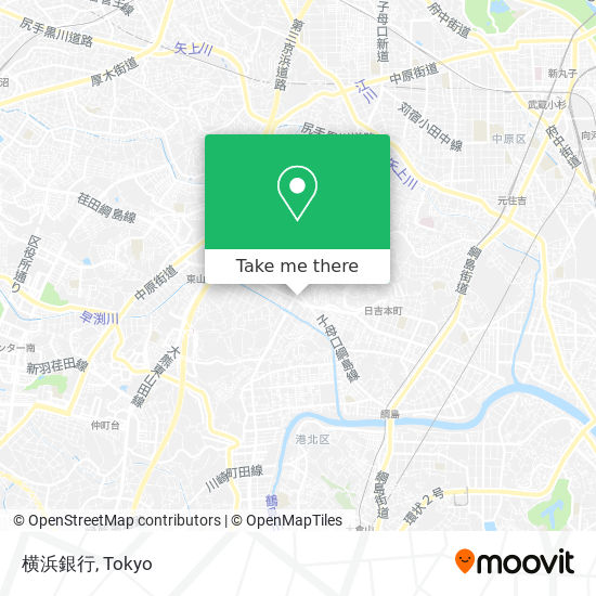 横浜銀行 map