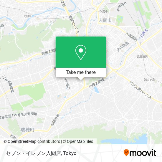 セブン・イレブン入間店 map