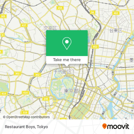 Restaurant Boys map