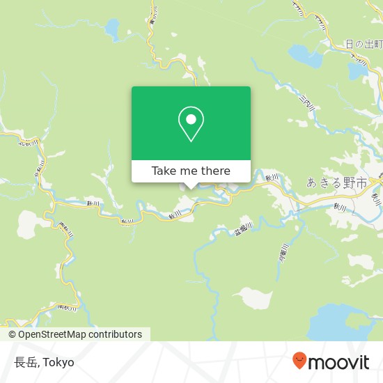 長岳 map