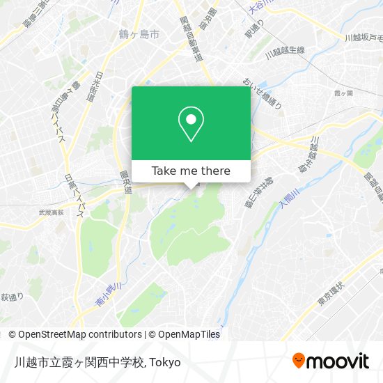 川越市立霞ヶ関西中学校 map