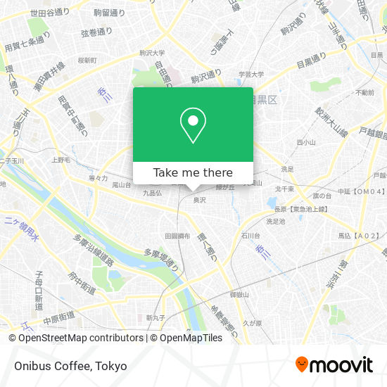 Onibus Coffee map