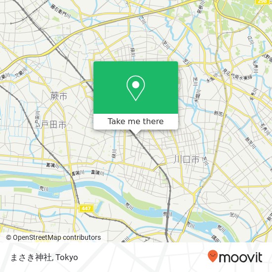 まさき神社 map