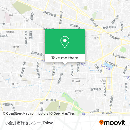 小金井市緑センター map