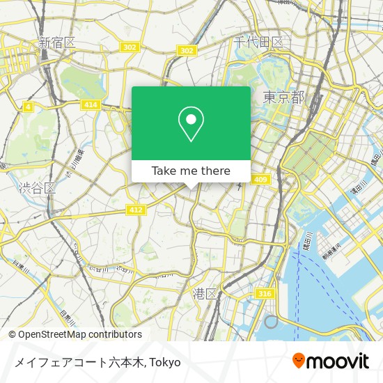 メイフェアコート六本木 map