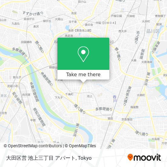 大田区営 池上三丁目 アパート map