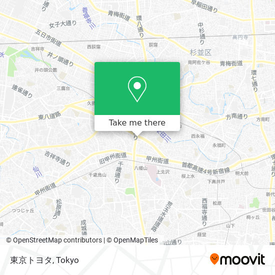 東京トヨタ map
