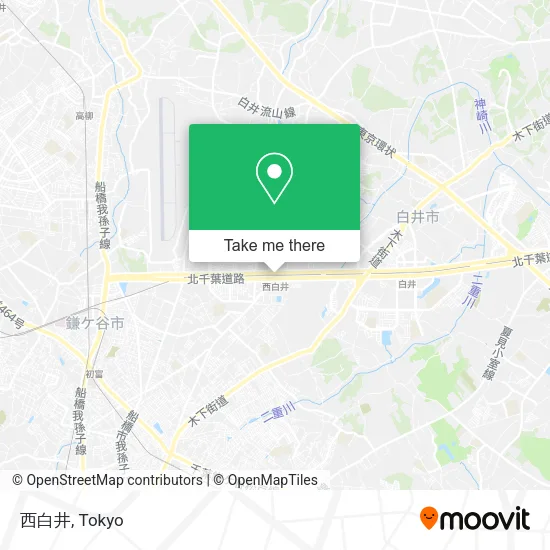 西白井 map