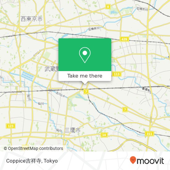 Coppice吉祥寺 map