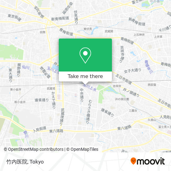 竹内医院 map