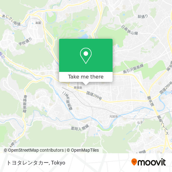 トヨタレンタカー map