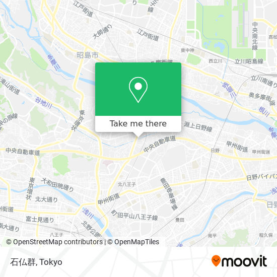 石仏群 map