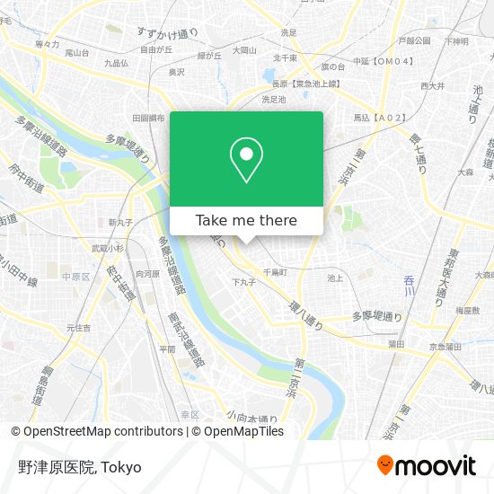 野津原医院 map