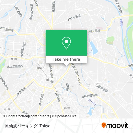 原仙波パーキング map