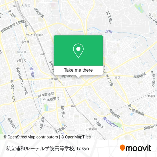 私立浦和ルーテル学院高等学校 map