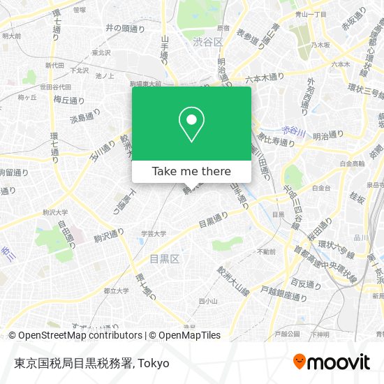 東京国税局目黒税務署 map