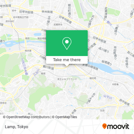 How To Get To Lamp In 稲城市 By Bus Or Metro