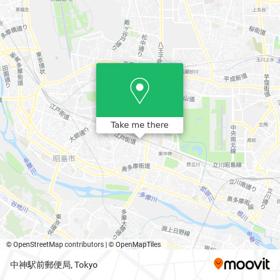 How To Get To 中神駅前郵便局 In 昭島市 By Bus Moovit