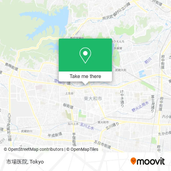 市場医院 map