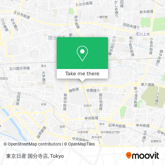 東京日産 国分寺店 map