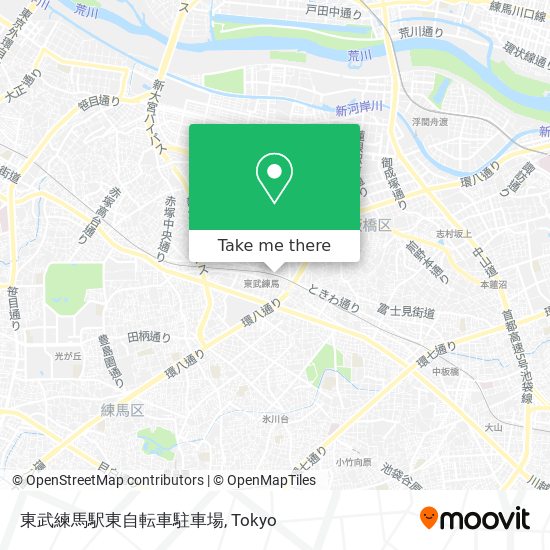東武練馬駅東自転車駐車場 map