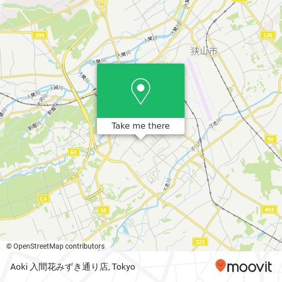 Aoki 入間花みずき通り店 map