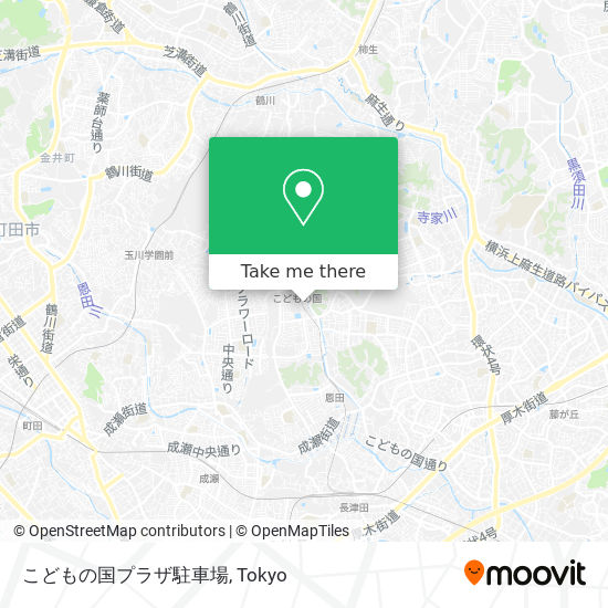 こどもの国プラザ駐車場 map