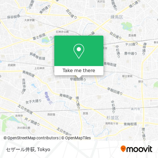 セザール井荻 map