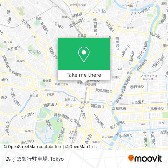 みずほ銀行駐車場 map