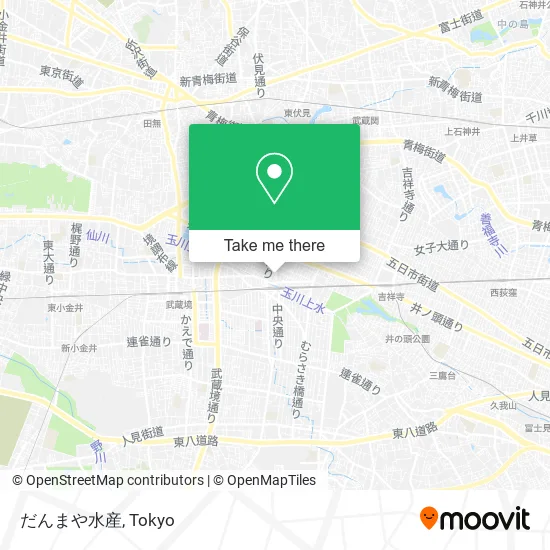 だんまや水産 map