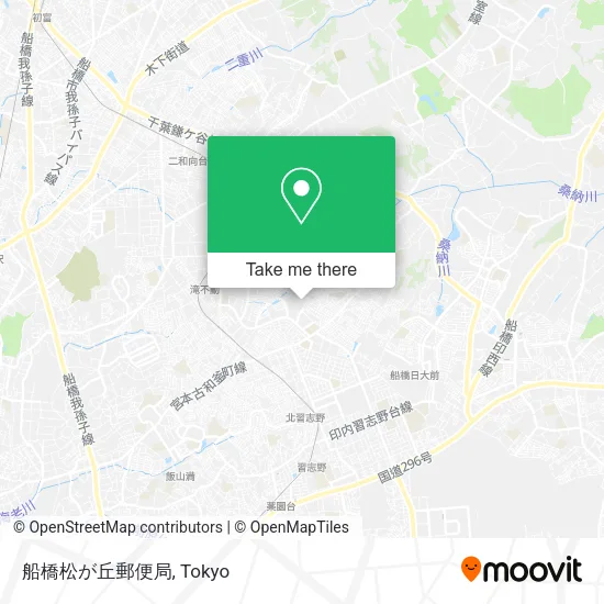 船橋松が丘郵便局 map