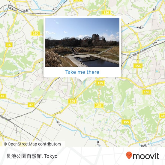 長池公園自然館 map