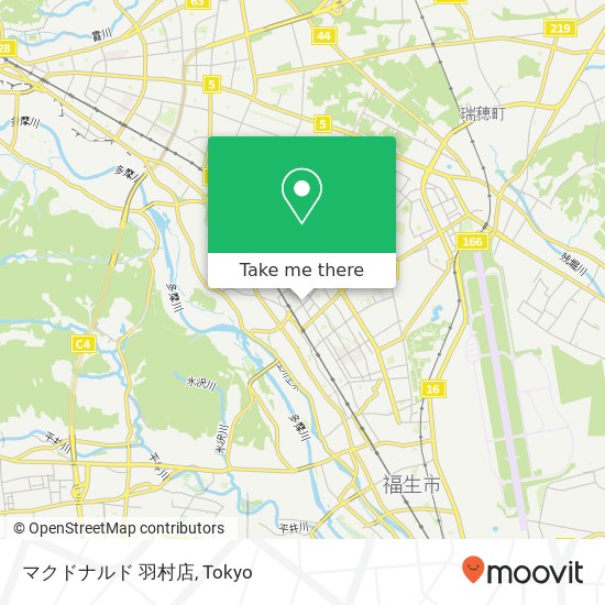 マクドナルド 羽村店 map