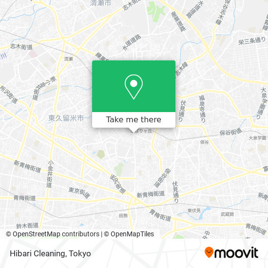 Hibari Cleaning map