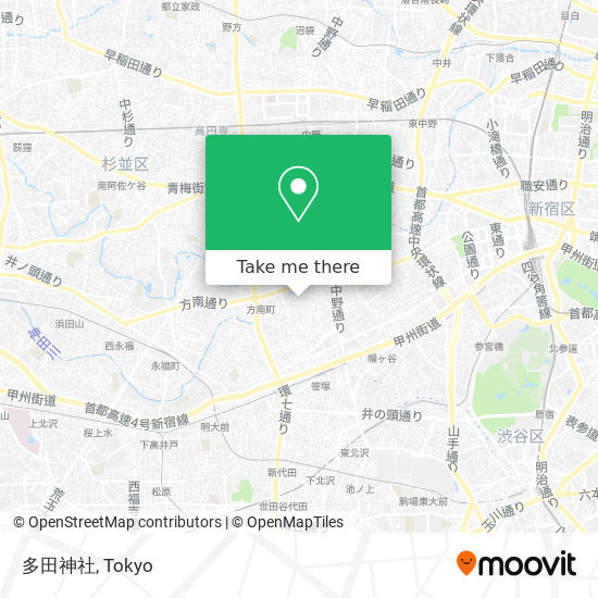 多田神社 map