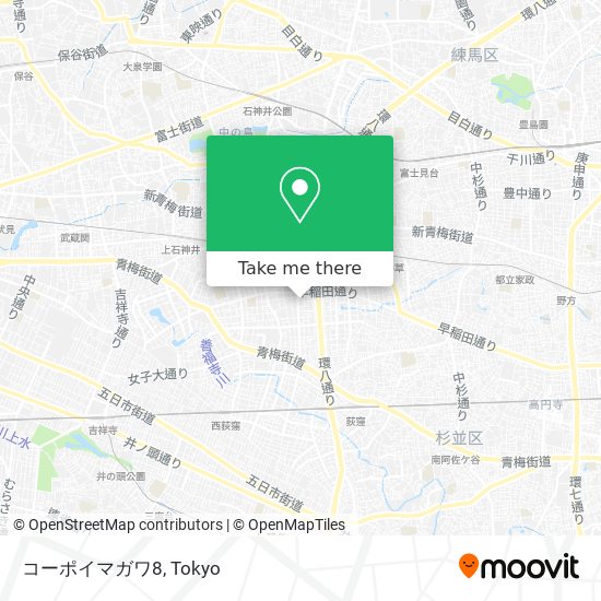 コーポイマガワ8 map